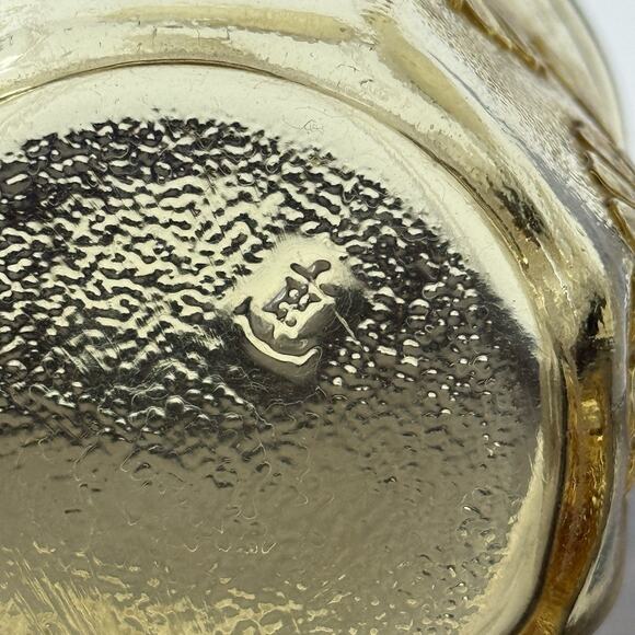 ANCHOR HOCKING Springsong Honey Gold Juice Cup Glass Votive Candle Holder - Picture 4 of 4